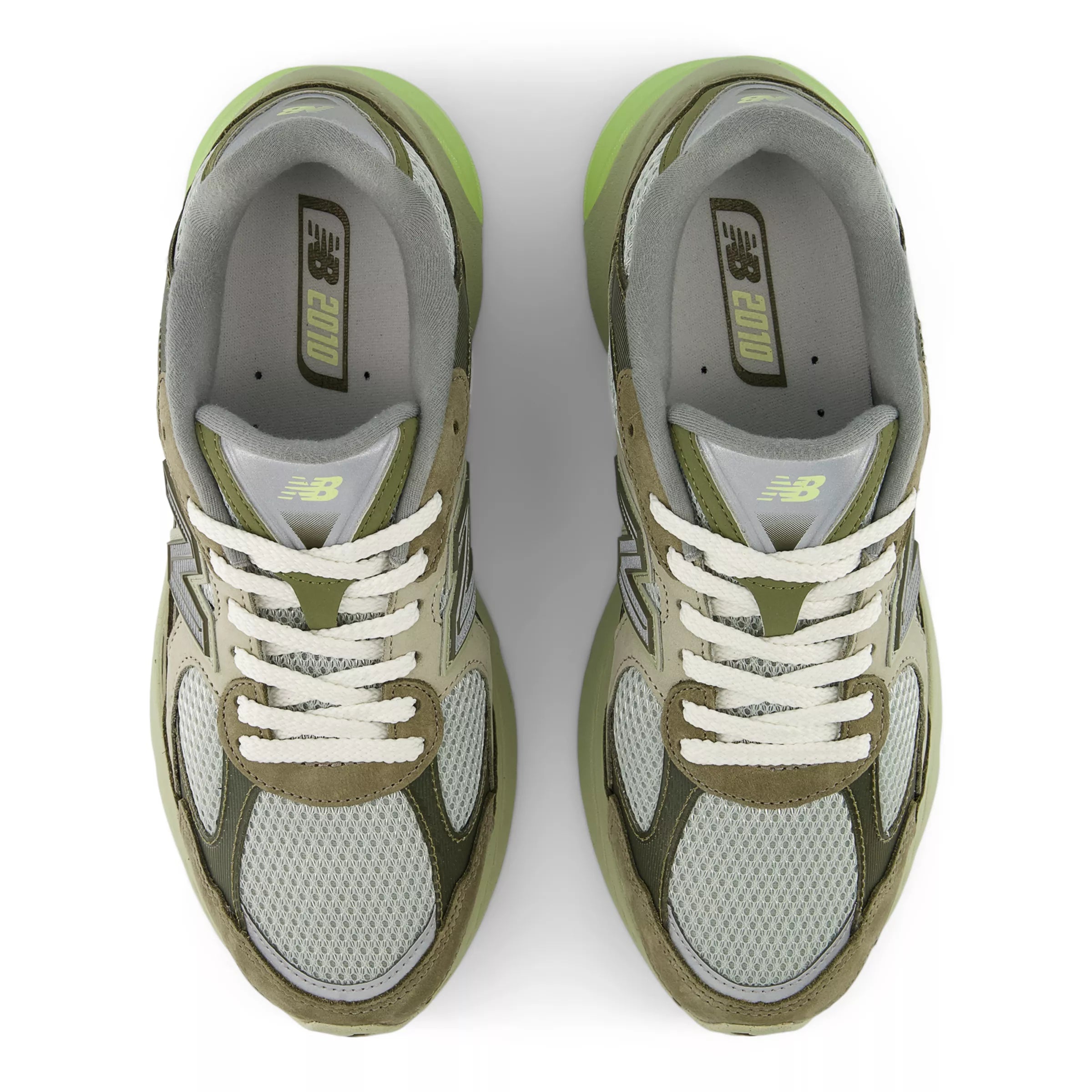 Covert Green With Dry Lime And Lone Star Grey