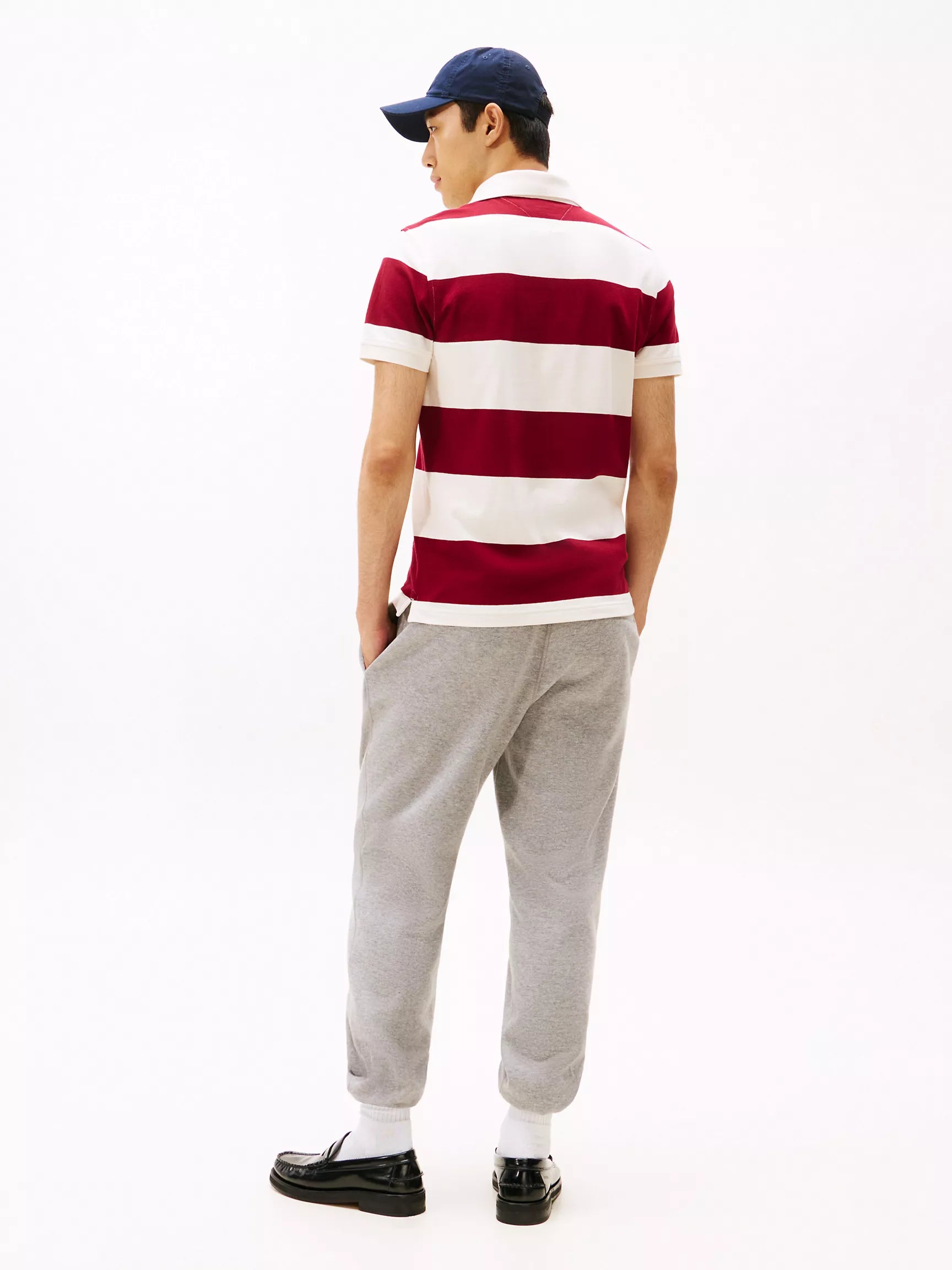 Rouge/White Stripe