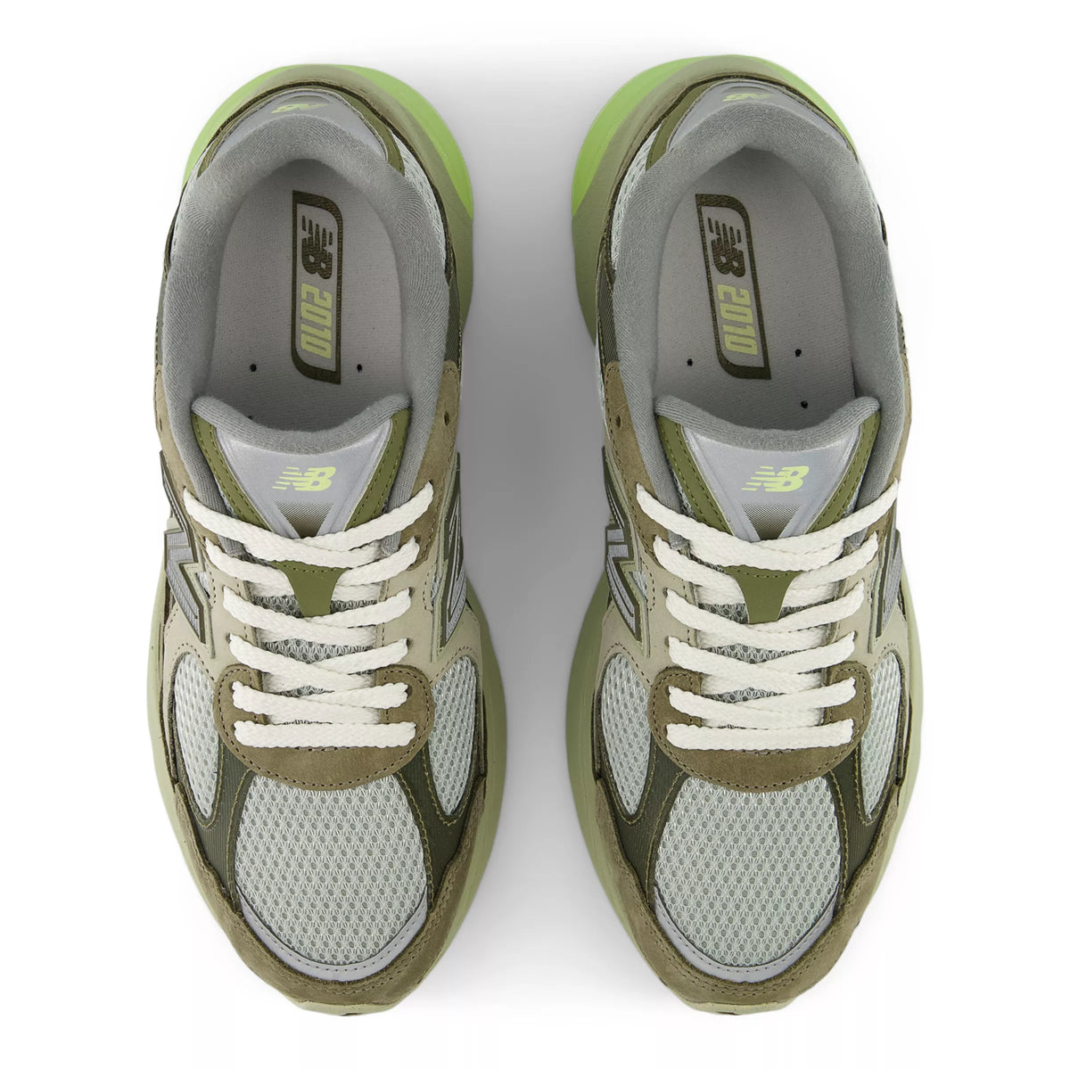 Covert Green With Dry Lime And Lone Star Grey