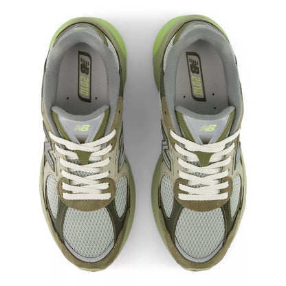 Covert Green With Dry Lime And Lone Star Grey