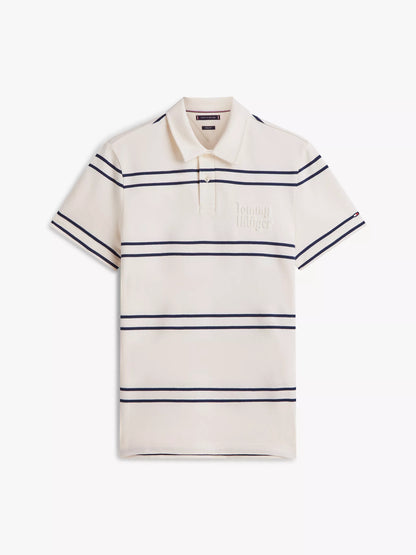 Ivory Petal/Pitch Blue Stripe