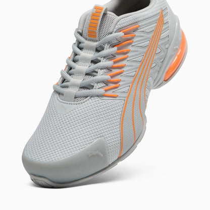 Cool Light Gray-Orange Glow