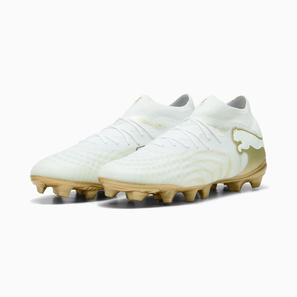 PUMA White-Metallic Gold-PUMA Black
