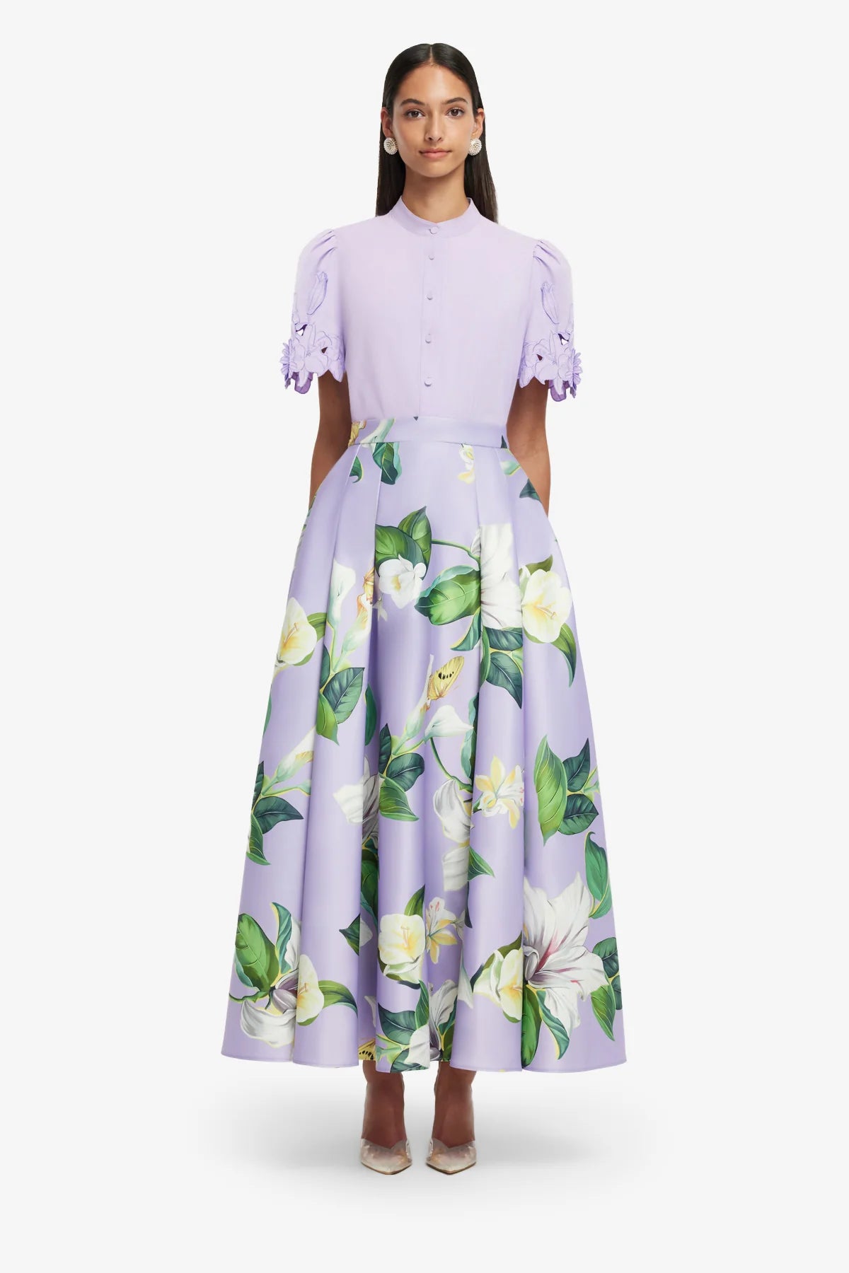 Lily Blossom Print in Lilac