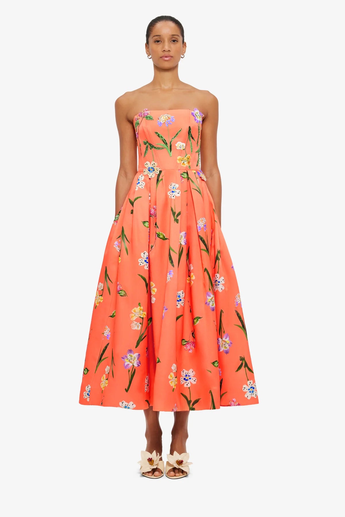 Wild Flower in Coral