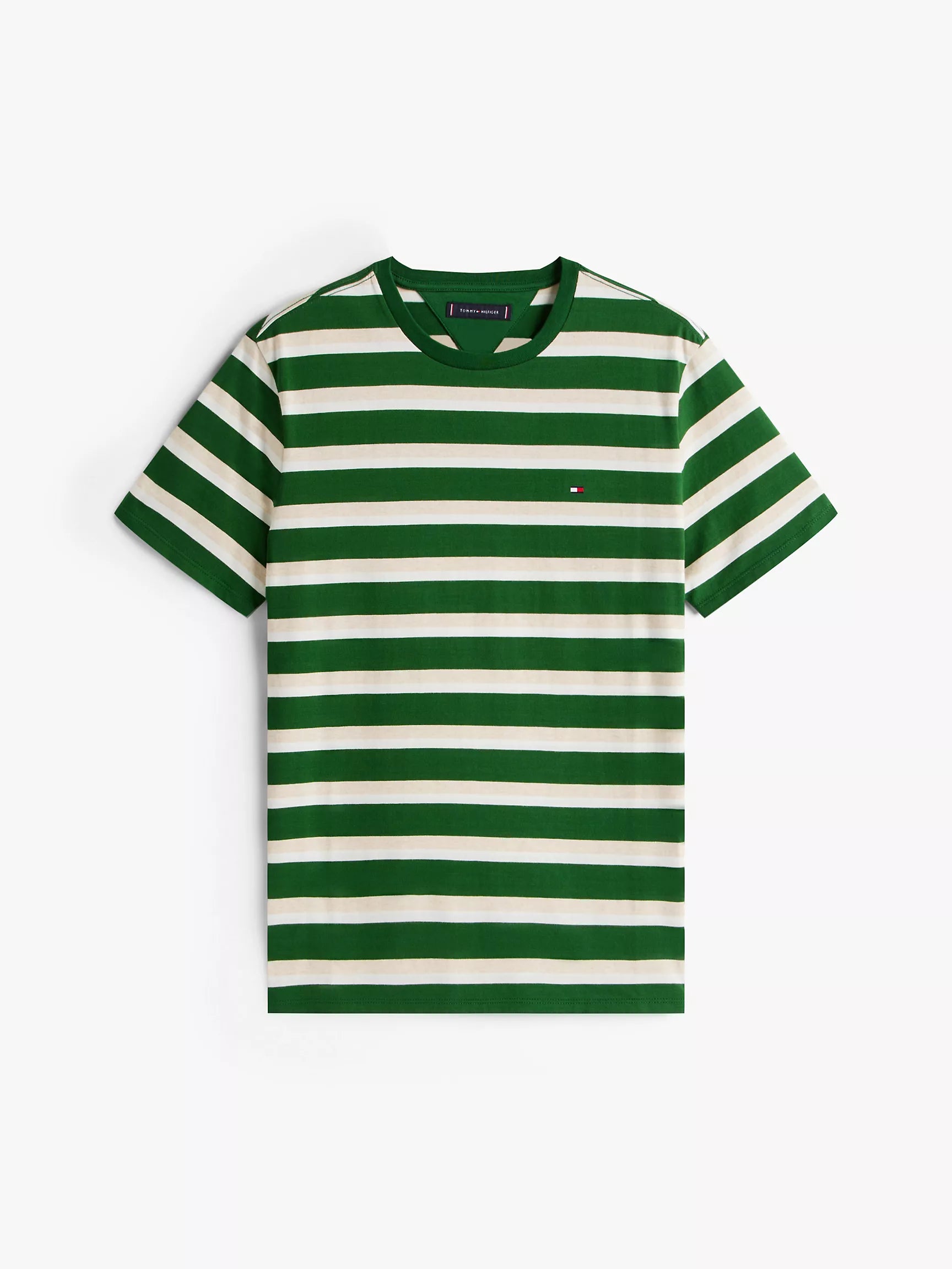 Deep Evergreen/Beige Stripe
