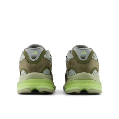 Covert Green With Dry Lime And Lone Star Grey