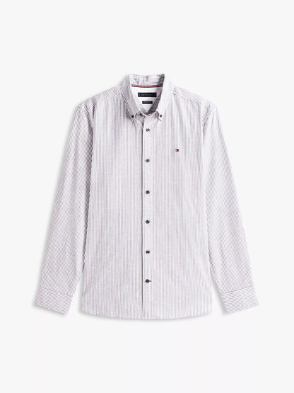 Black/Optic White Stripe