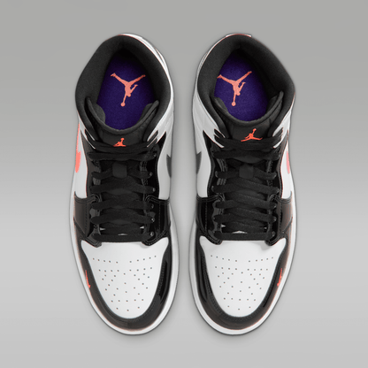 Black/White/Court Purple/Bright Mango