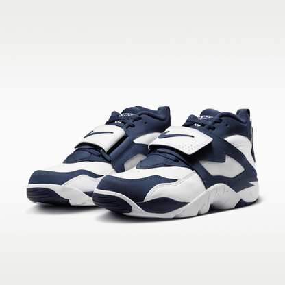 White/Metallic Silver/College Navy