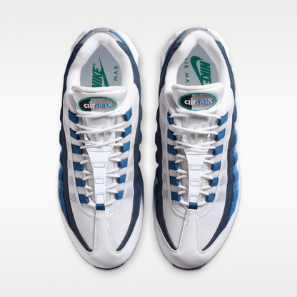 White/Lake Blue/French Blue/Emerald Green