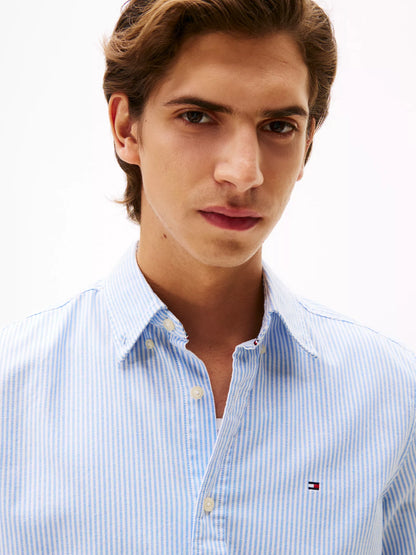 Provence/Optic White Stripe