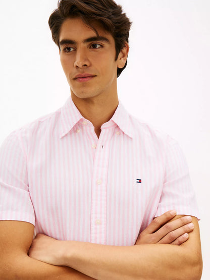 Classic Pink/White Stripe