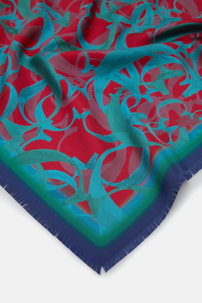 AZUL TURQUESA/ROJO