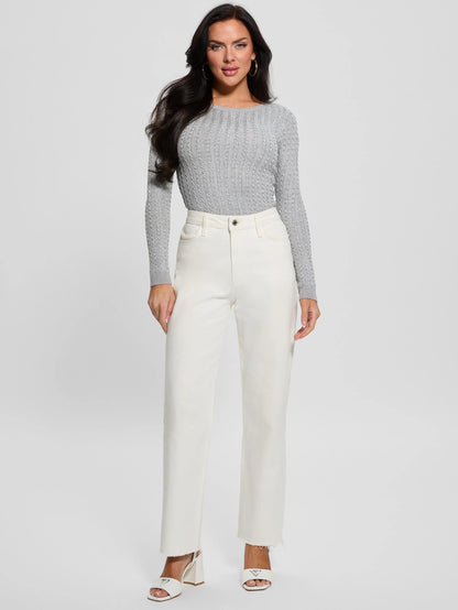Light Grey Silver Lurex