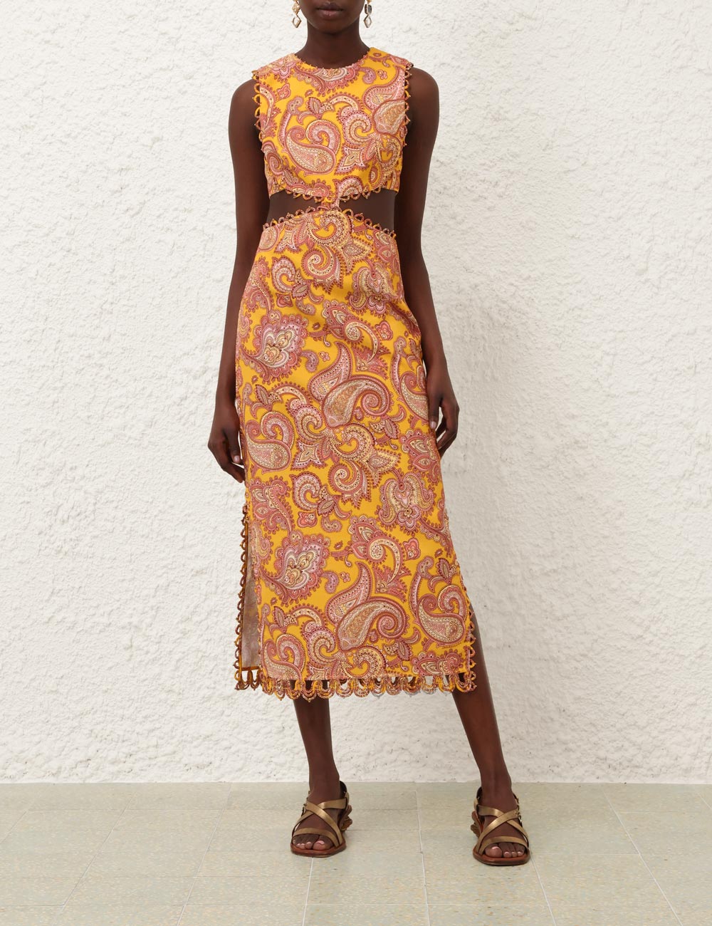 Mustard Paisley