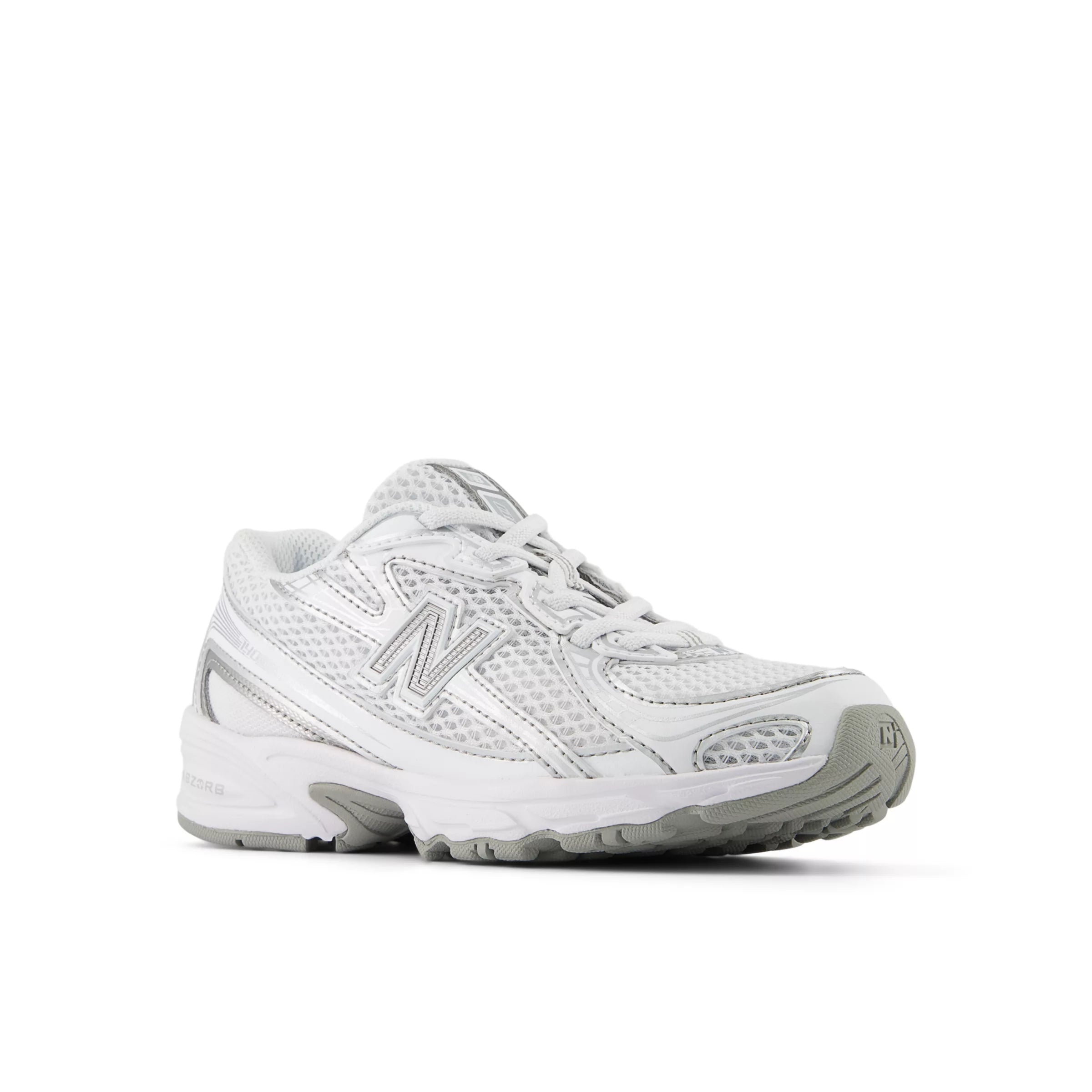 White With Silver Metallic