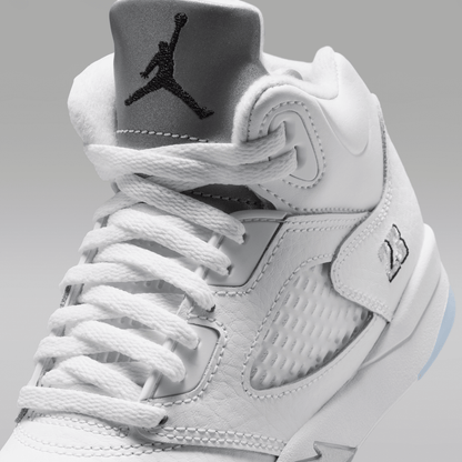 White/Metallic Silver/Black