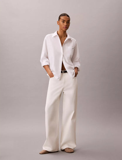 Brilliant White Aop Jacquard
