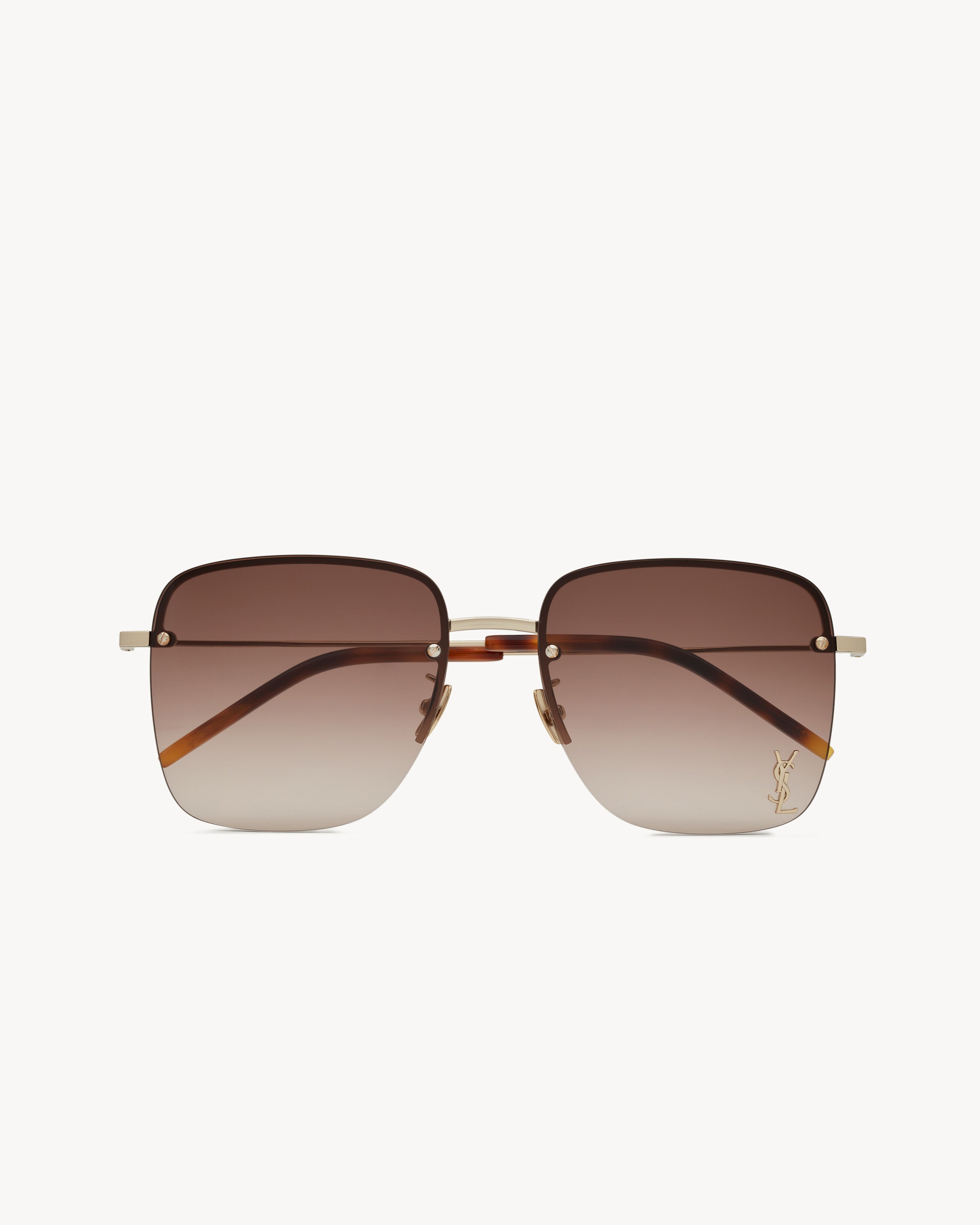 Light Gold And Gradient Brown