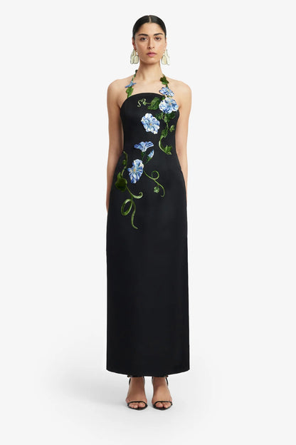 Vine Print in Ebony