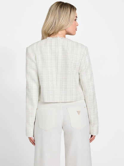 Cream White Tweed Combo