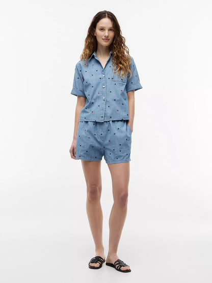 Chambray Stars