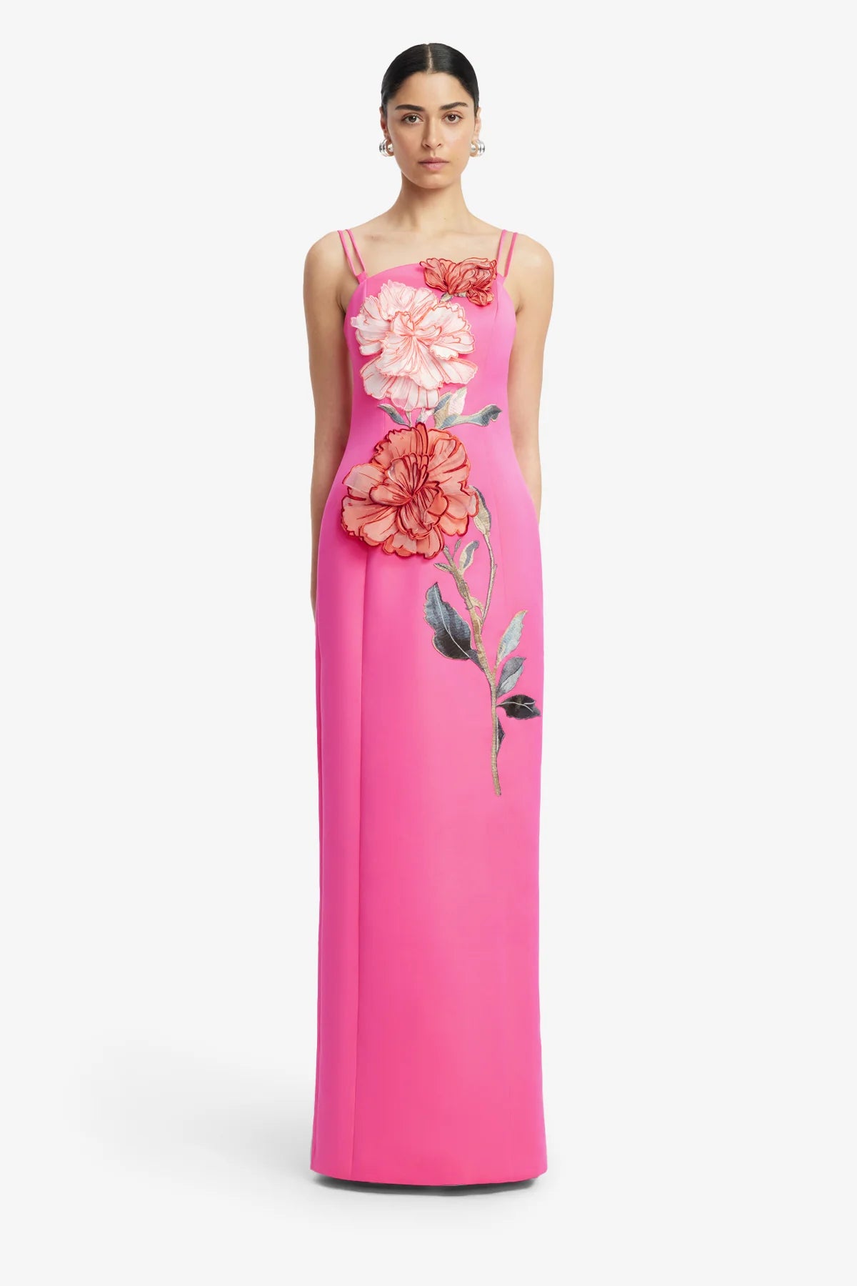 Peony Print in Fuchsia