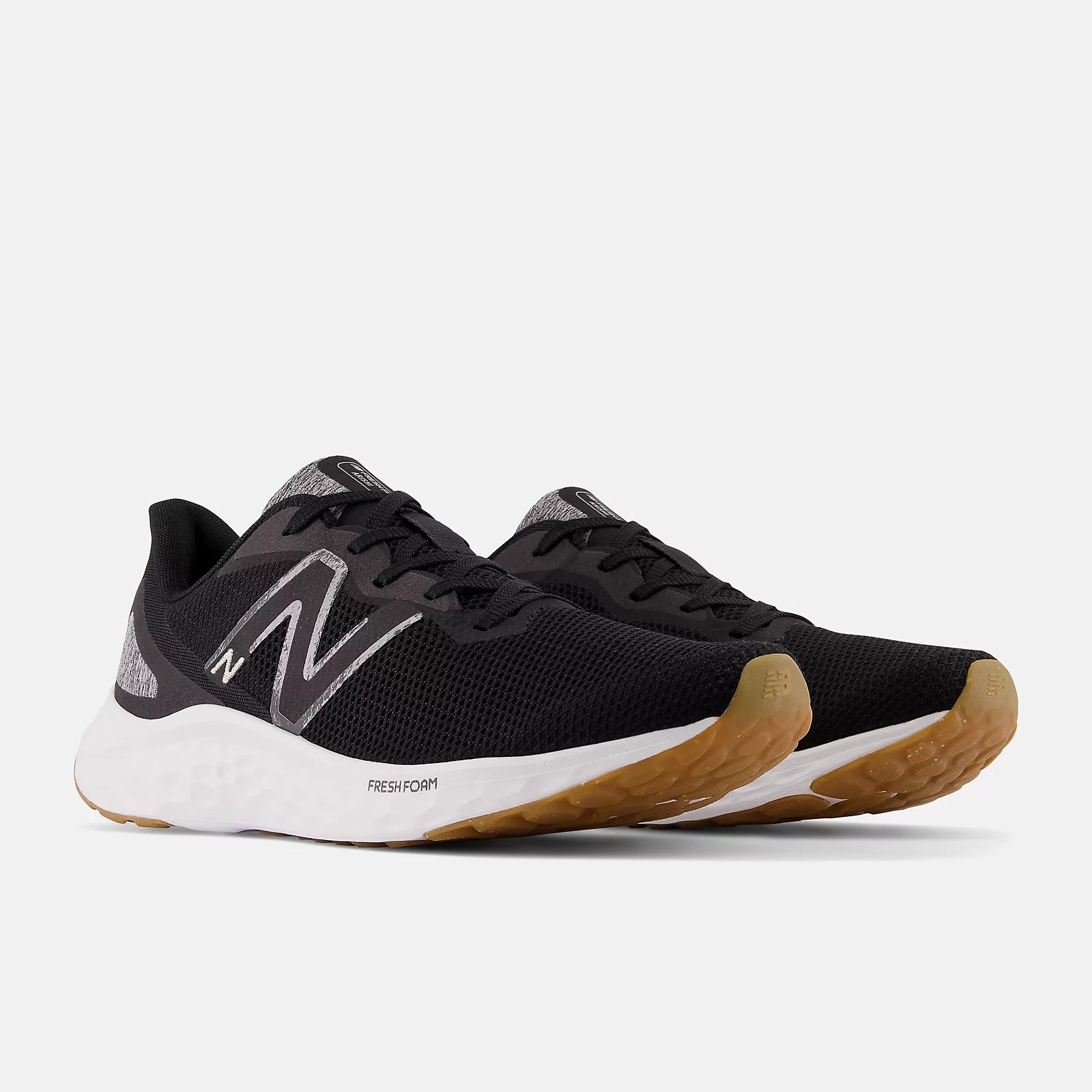 Black With Silver Metallic And Gum 020