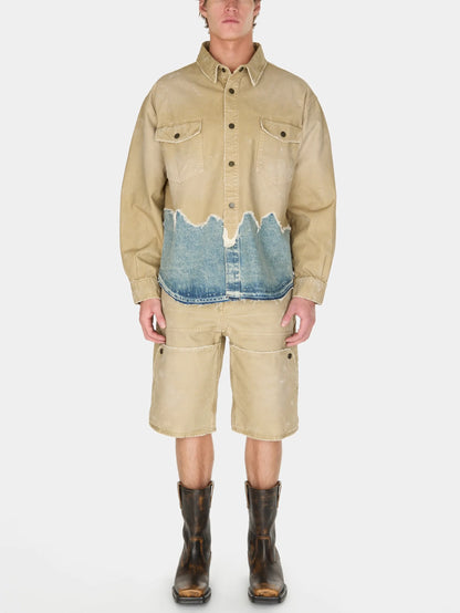 Gusa Vintage Indigo Tan W