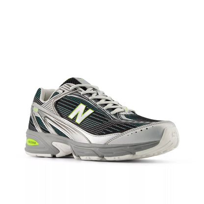 Silver Metallic With Deep End And Alkaline Green