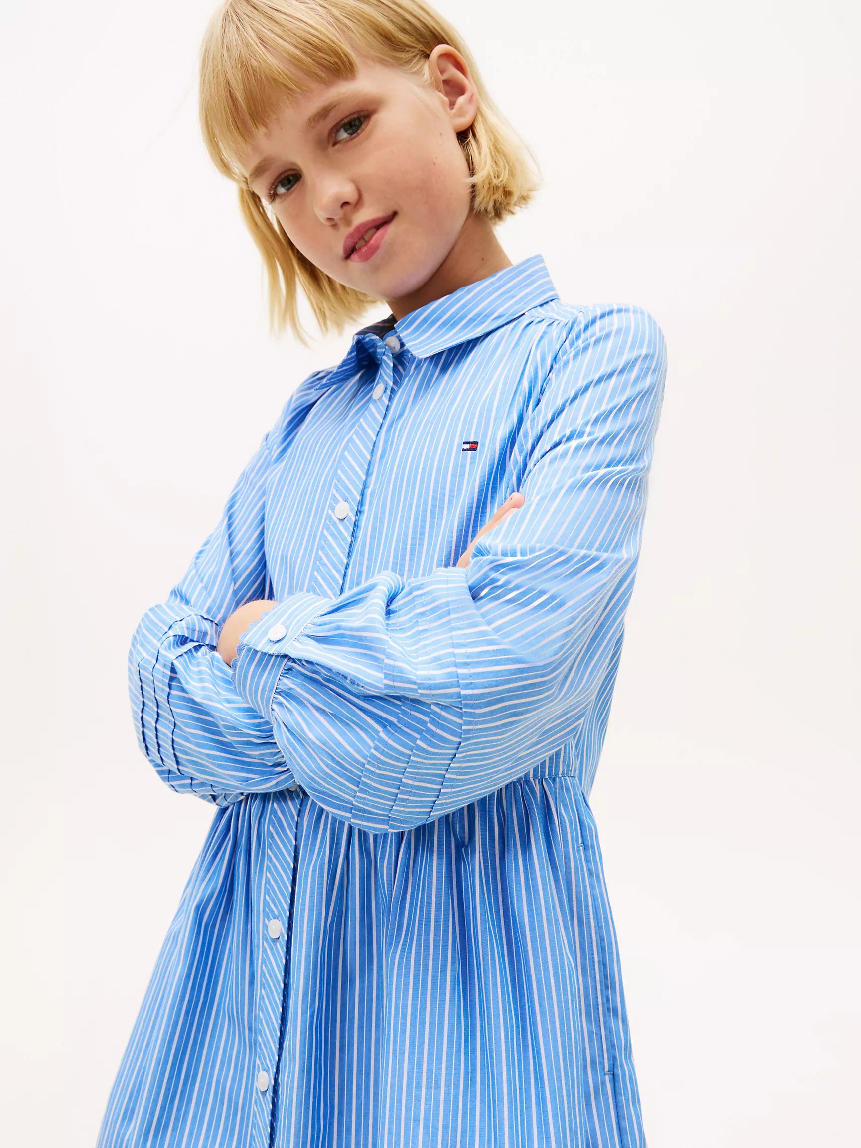 Light Powdery Blue Stripes