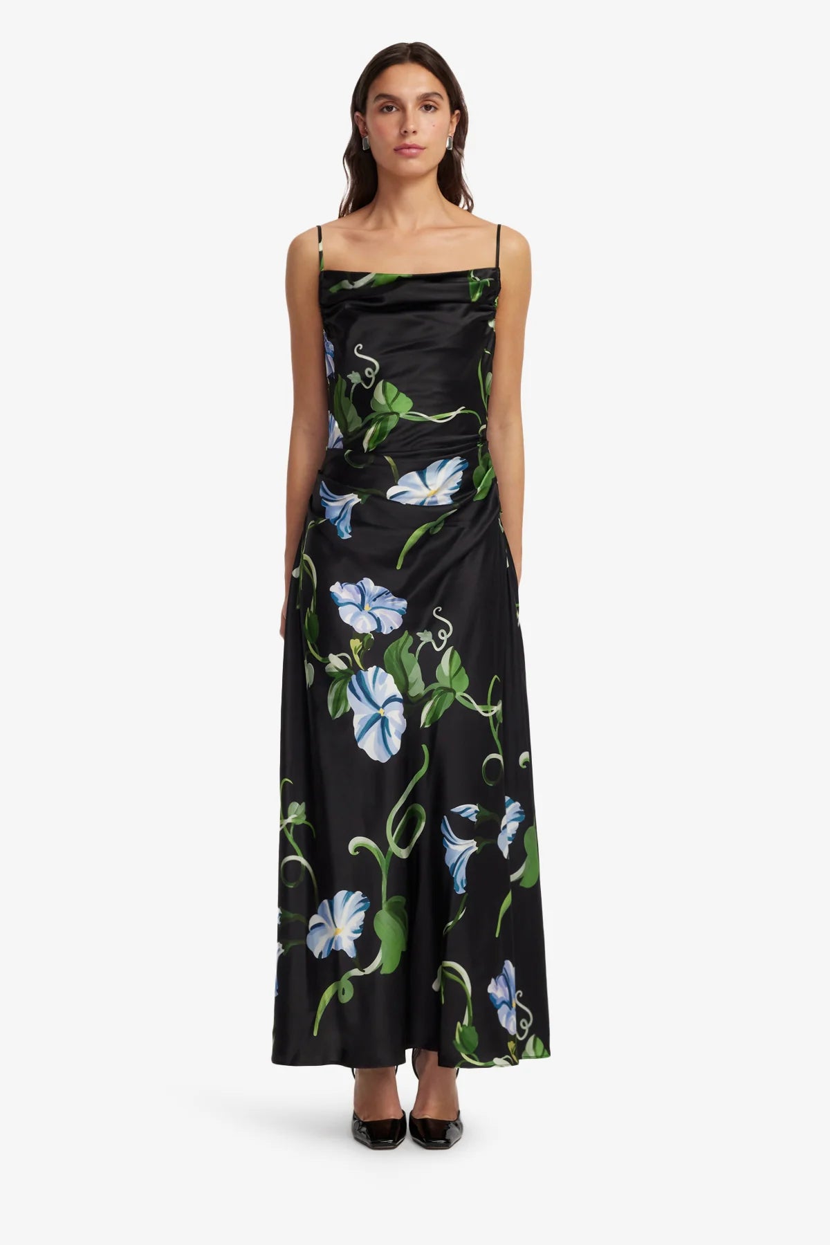 Vine Print in Ebony