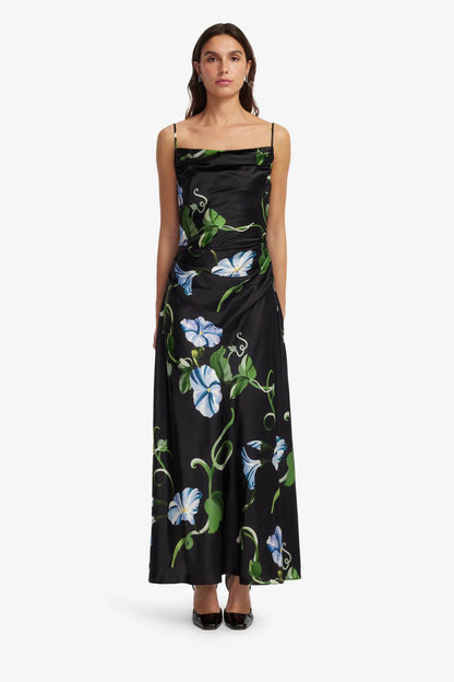 Vine Print in Ebony