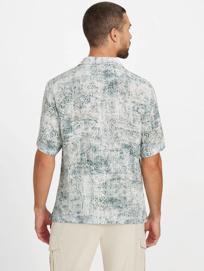 Distressed Paisley Print