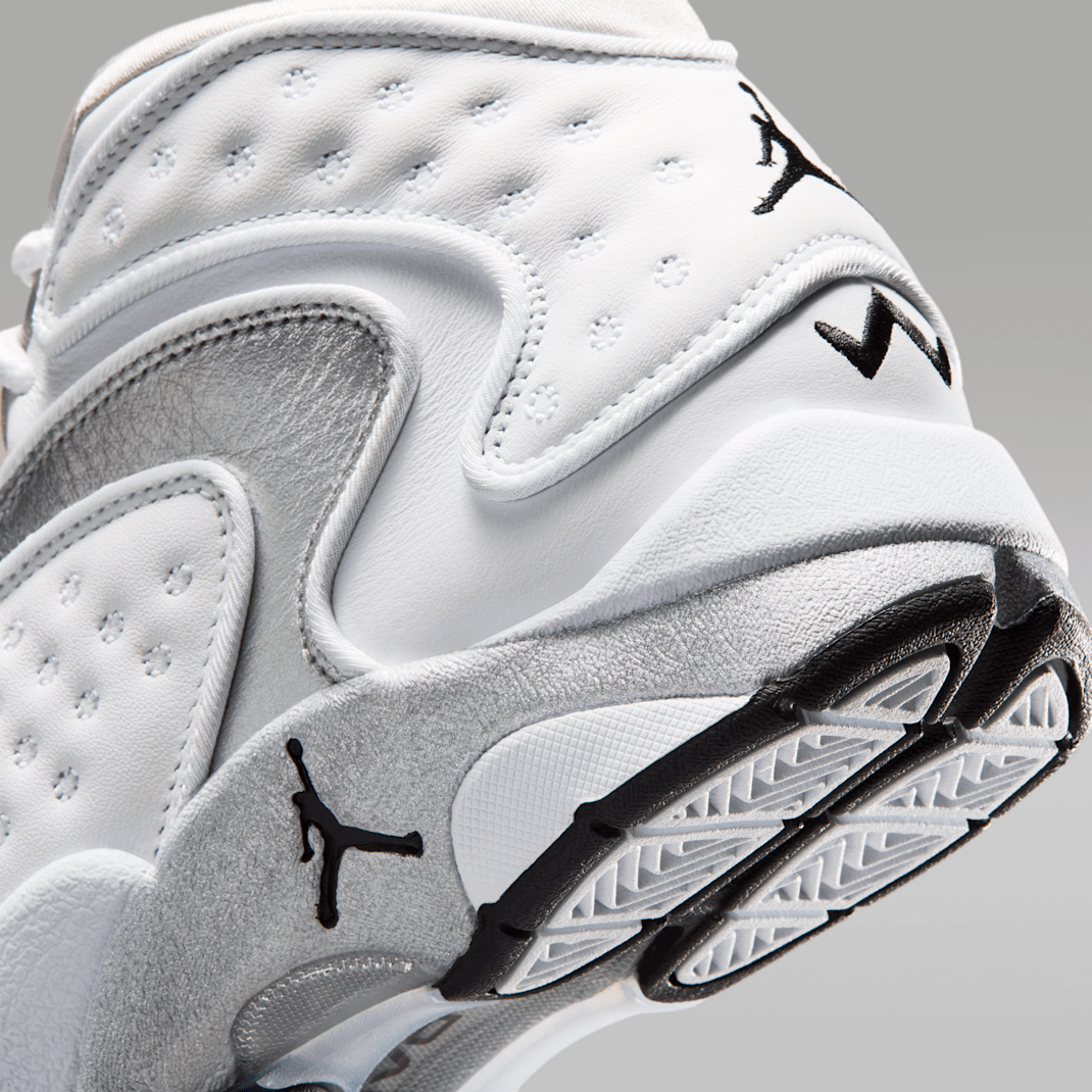 White/Black/Metallic Silver