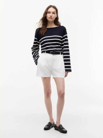 Navy Blue / Silk Stripe