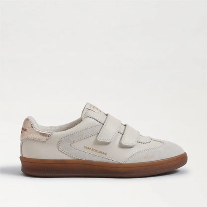 Modern Ivory/Gold Leather