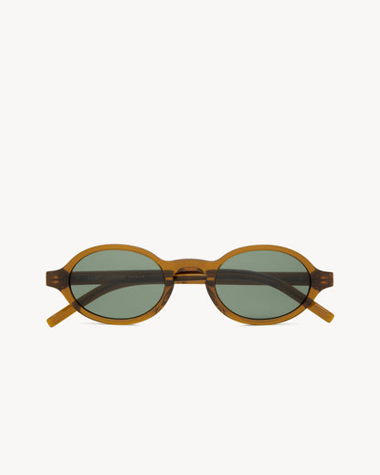 Transparent Cognac Brown And Green