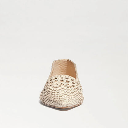 Ivory Woven Leather