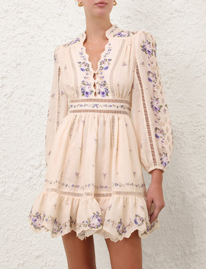 Cream Purple Rose