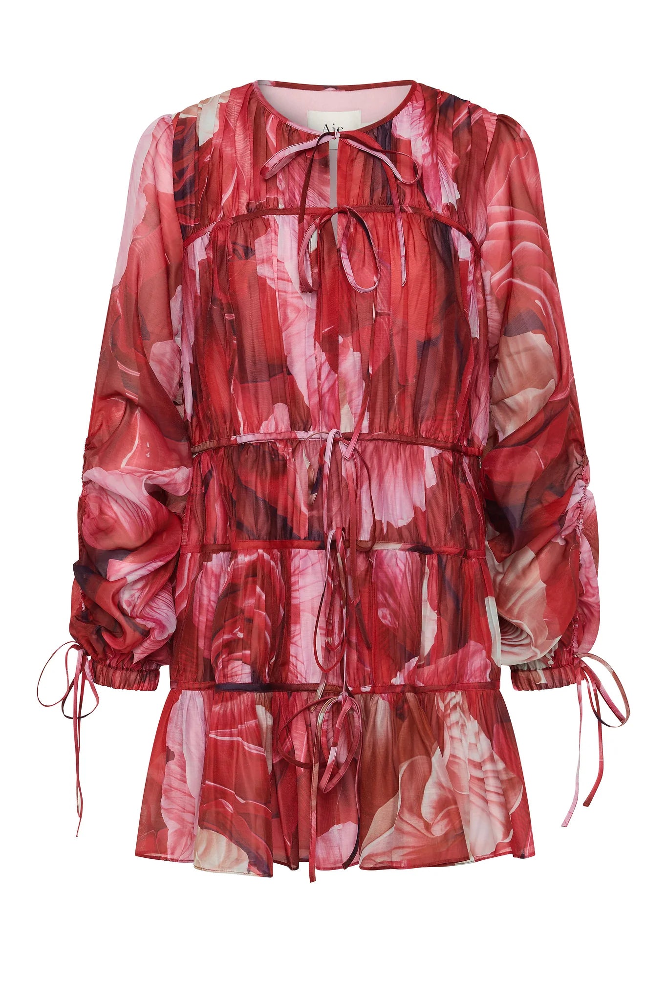 PRISMATIC FLORAL RED