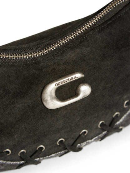Black Denim Suede