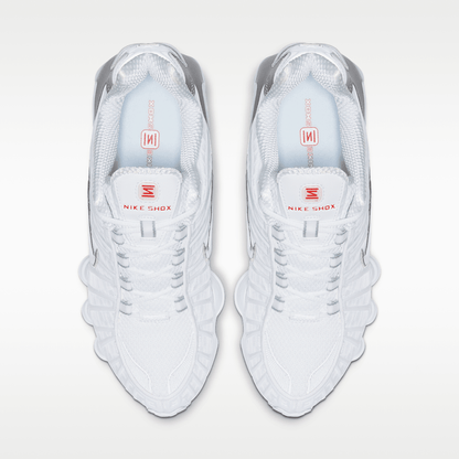 White/Metallic Silver/Max Orange/White