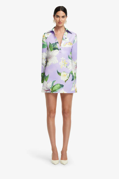 Lily Blossom Print in Lilac