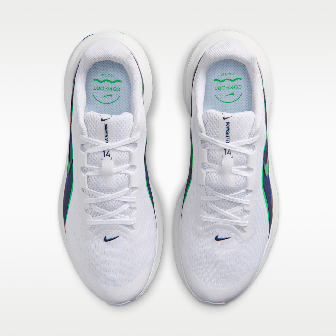 White/Midnight Navy/Summit White/Green Spark 2