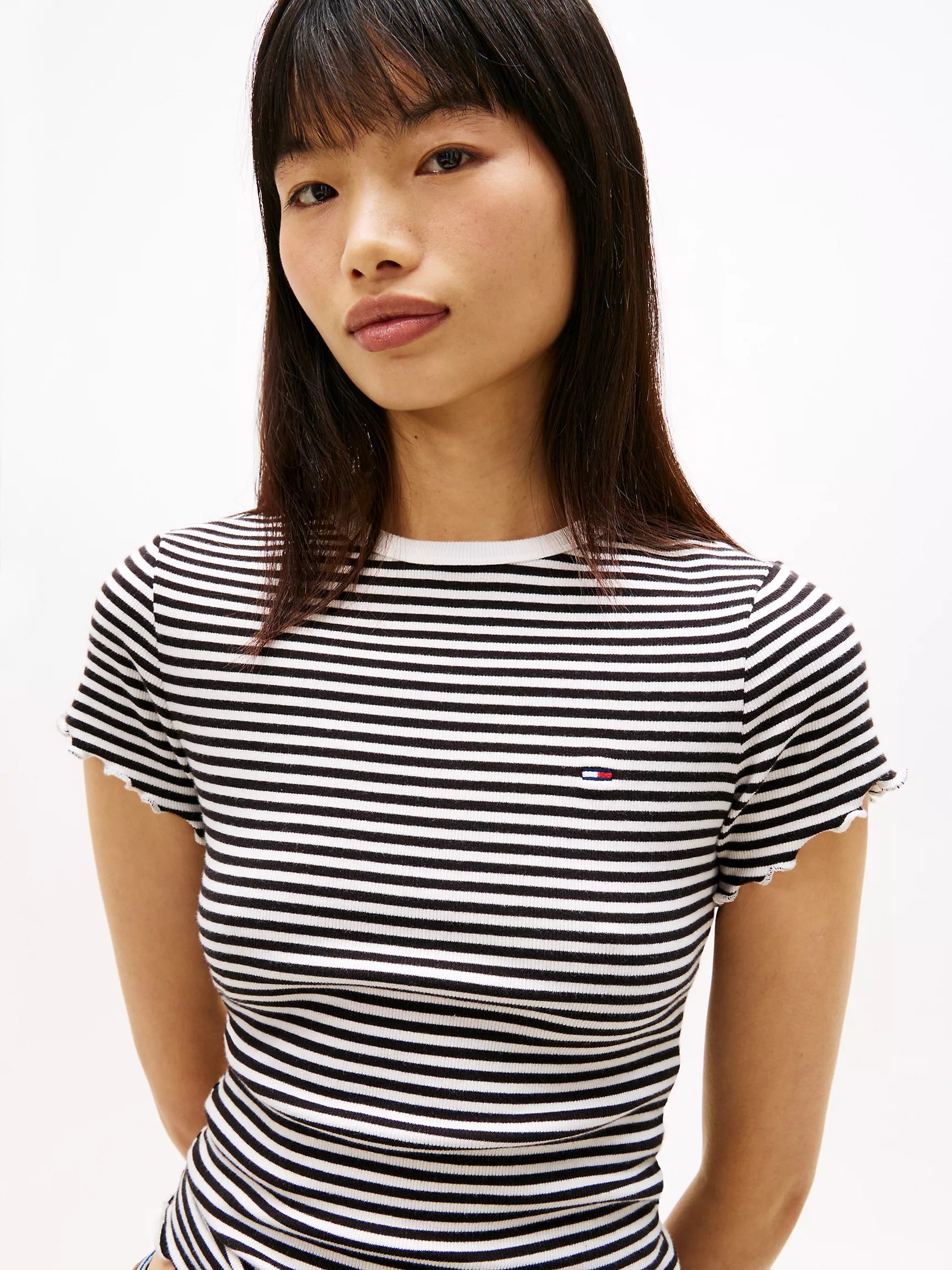 Black / Ecru Stripe