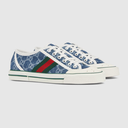 denim azul con GG