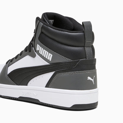 PUMA White-PUMA Black-Shadow Gray