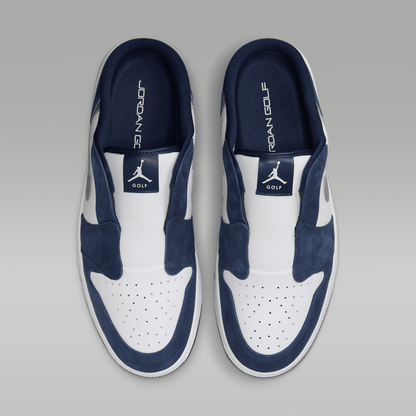 White/Midnight Navy/Metallic Silver